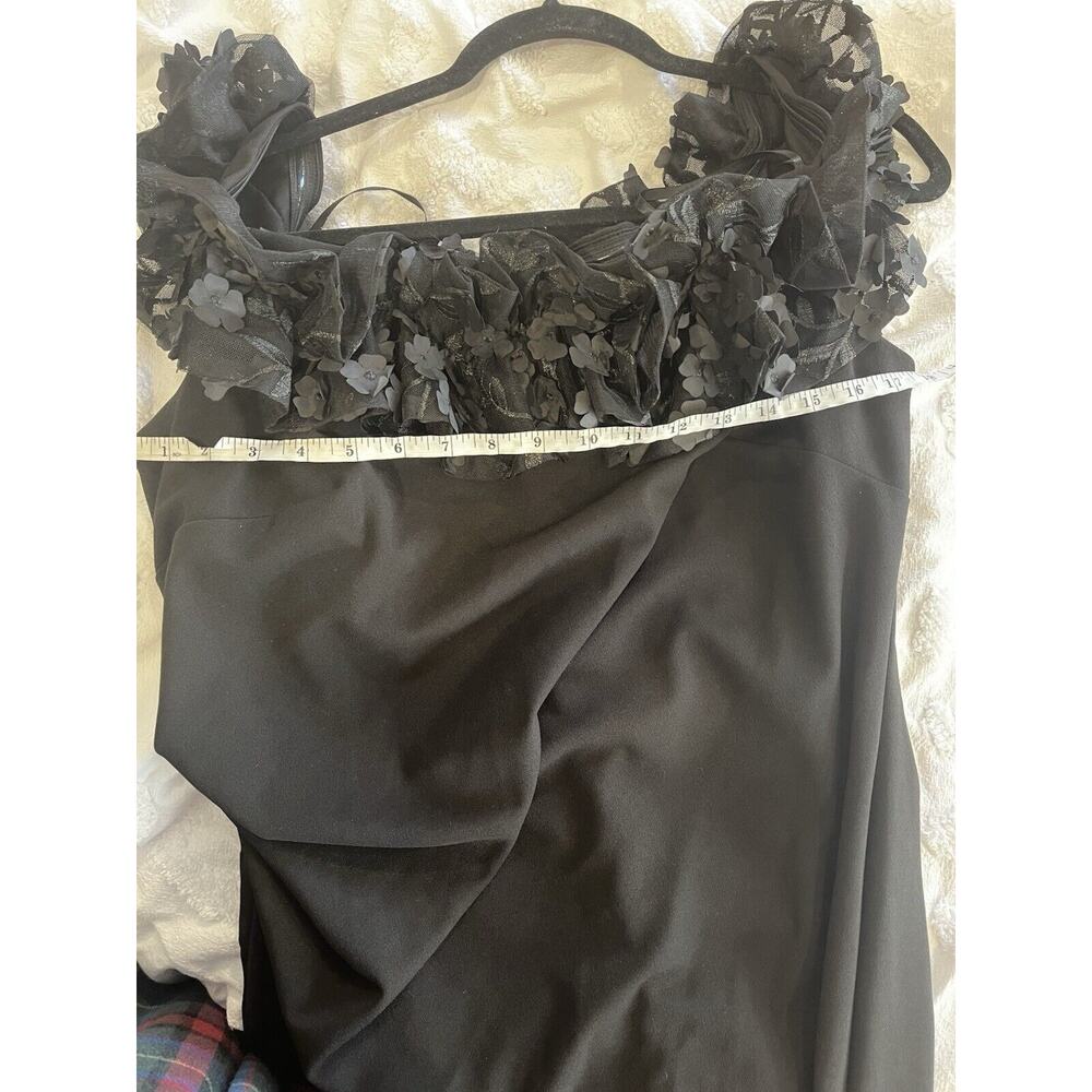Xscape Black Off-Shoulder Ruffle Maxi Dress - Picture 7 of 9